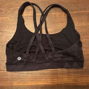 lululemon athletica Black Camo Sports Bra